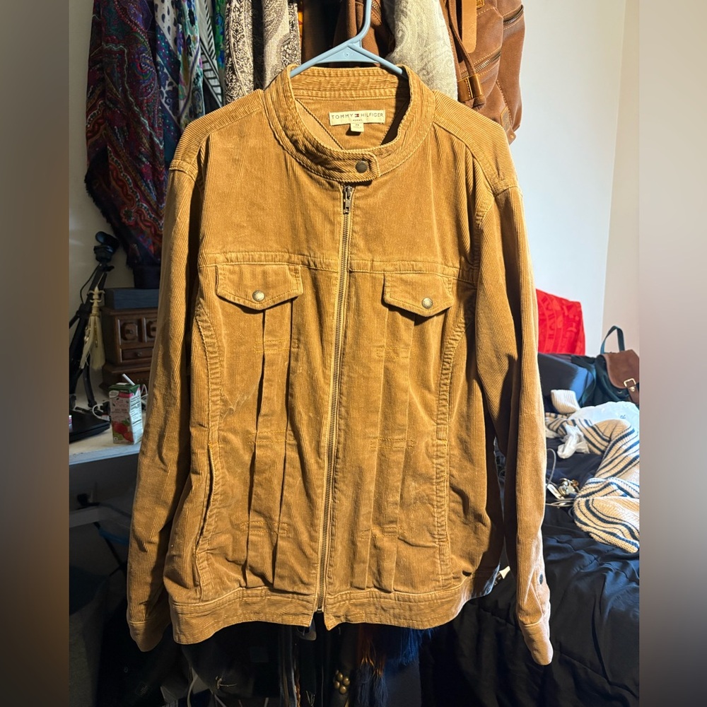 Tommy Hilfiger Tan Corduroy Jacket